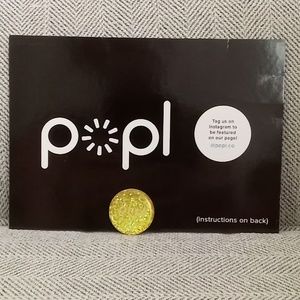 Popl Digital Business Card/Smart NFC Sticker/works w/ both Apple Android new